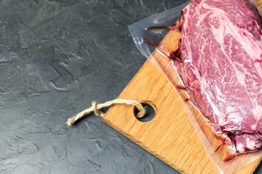 Steak In Pack On Board Web
